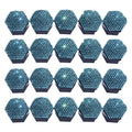 1Set Car Tire Screw Protection Cover Diamond-studded Hub Caps Anti-Rust Wheel Nut Rim Cover Wheel Nut Caps Gift for New Car Oasis Select Light blue 17 mm 20Pcs
