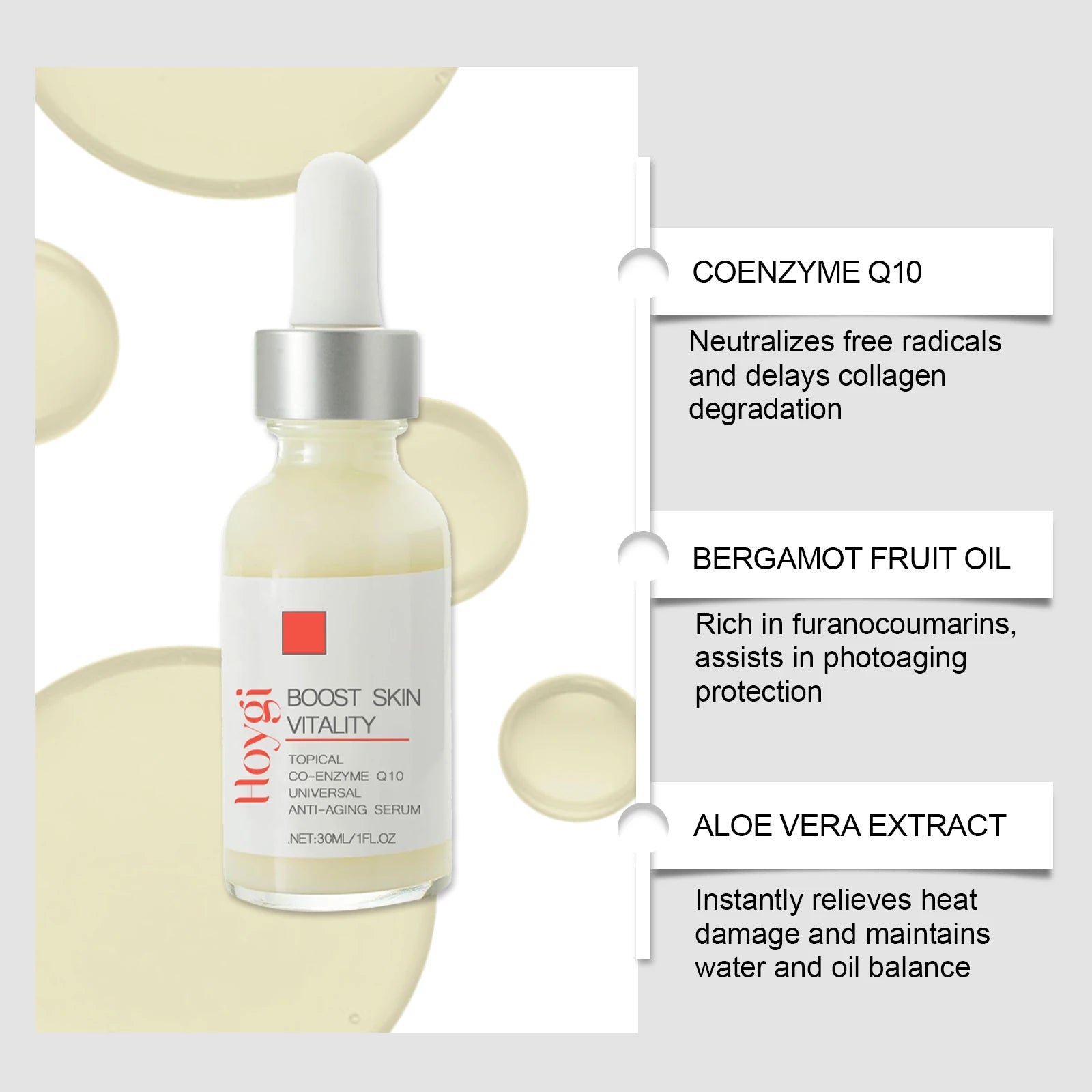 Hoygi Face & Neck Firming Essence – Hydrating Serum 30ml