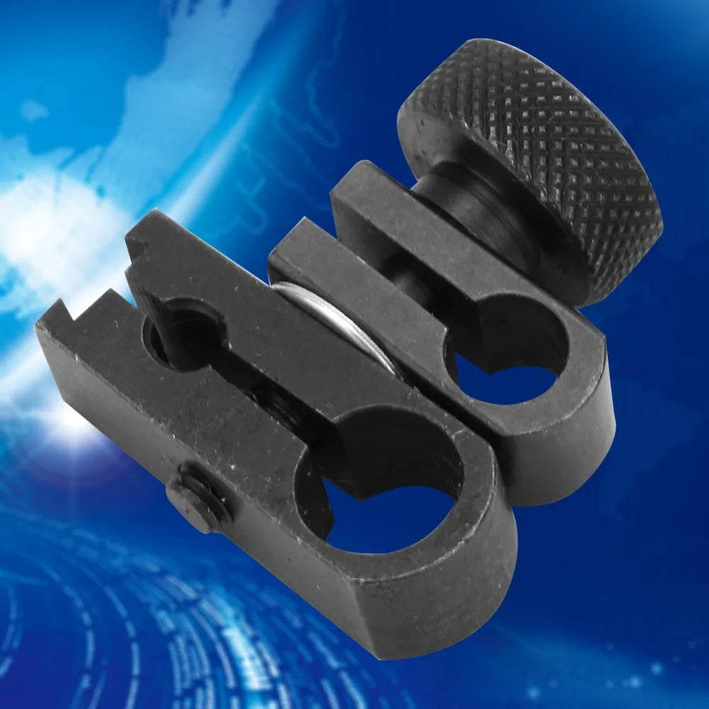 4mm 6mm 8mm Diameter Hole Dial Indicator Clamp Chuck Black Carbon Steel Swivel Sleeve Lever Dial Gauge Clamp Rotatable Oasis Select