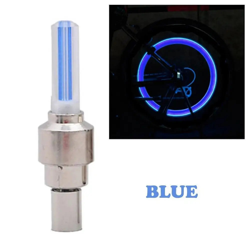 LED Bicycle Valve Light, Neon Bicycle Spoke Light, Bicycle Tire Valve Light, Night Riding Warning Light Bicycle Accessories Oasis Select B