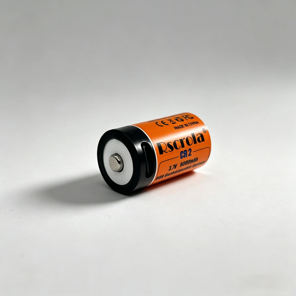 CR2 3.7V 9000mAh Rechargeable Lithium Battery - High Capacity Li-ion for Rangefinders, Cameras, and Tactical Flashlights Oasis Select