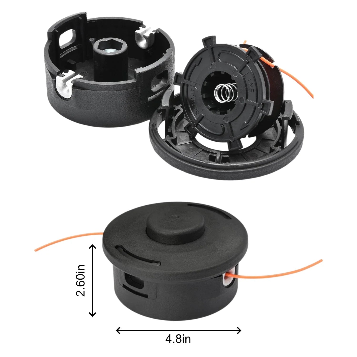 25-2 Trimmer Head for Stihl FS90 FS90R FS55 FS56 FS56RC FS70 FS80 FS110 FS130 FS88 FS100 FS100R FS106 FS108 Weed Eater Head Oasis Select