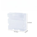 Fridge Side Organizer Clear Plastic Storage Box For Condiments Sauces Small Items Kitchen Container Basket Produce Washing Oasis Select 1pc