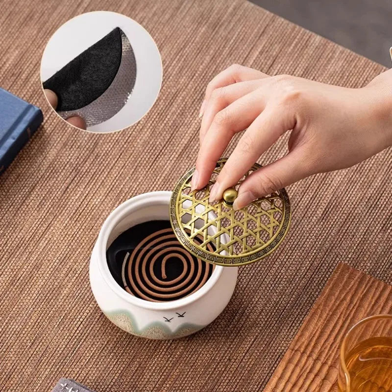 Landscape Themed Incense Burner For Home Ideal For Creating Calm Ambiance And Adding Elegant Touch To Relaxation Spaces Oasis Select