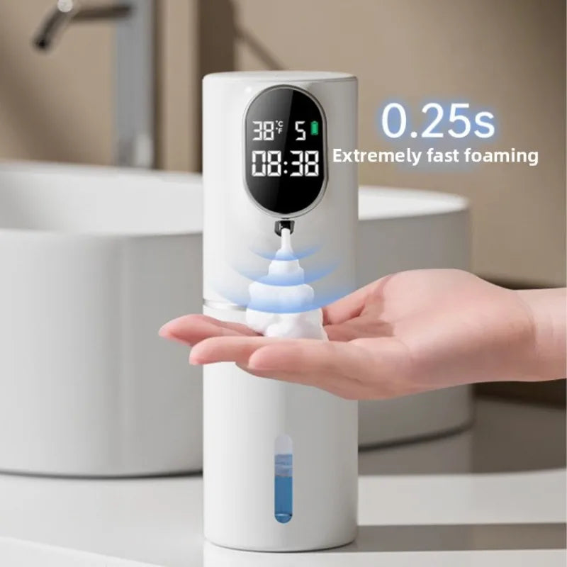 Automatic Foam Soap Dispenser LED Display | USB Wall & Desktop