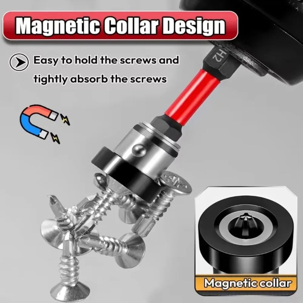 Cross Positioning Screwdriver Bits Multifunctional Magnetic S2 Drywall Screw for Plasterboard Head Drilling Tools Oasis Select
