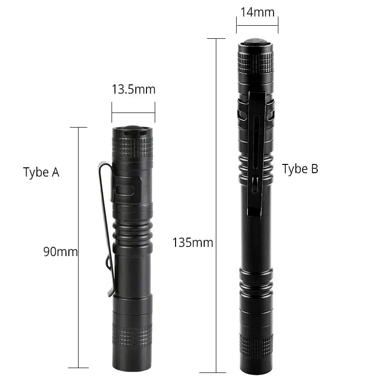 ESMARTER Mini LED Pen Flashlight | Waterproof AAA Torch