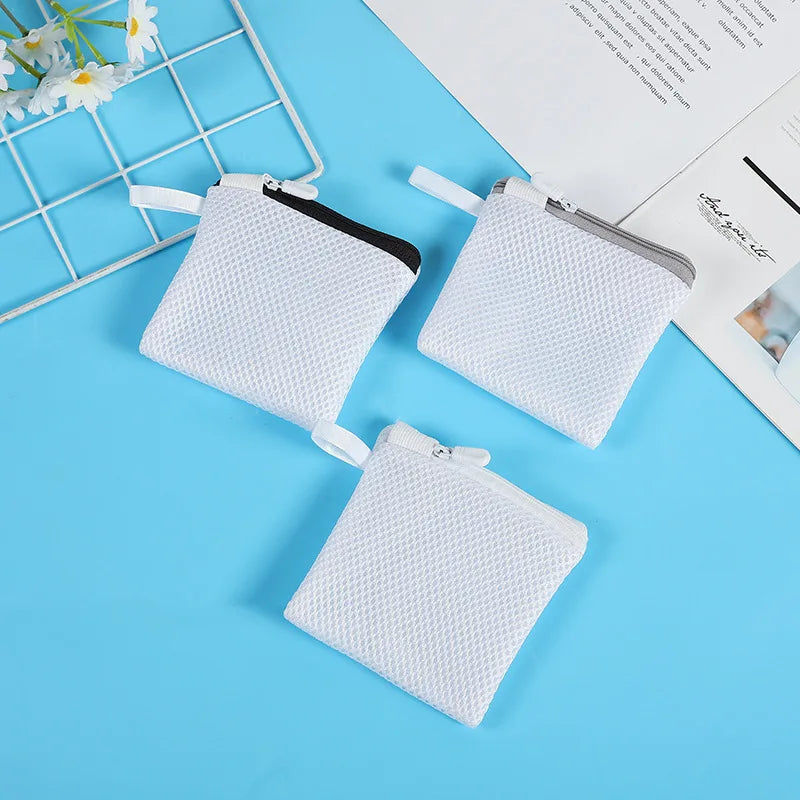 Thickened Polyester Mesh Laundry Bag Mini Multi-Function Laundry Bag Bra Lingerie Socks Laundry Basket Washing Machine Sorting Oasis Select