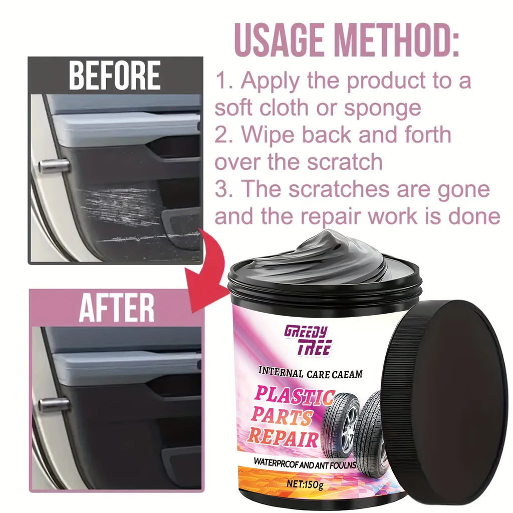 Auto Interior Restorer for Plastic & Faux Leather – Quick Polish