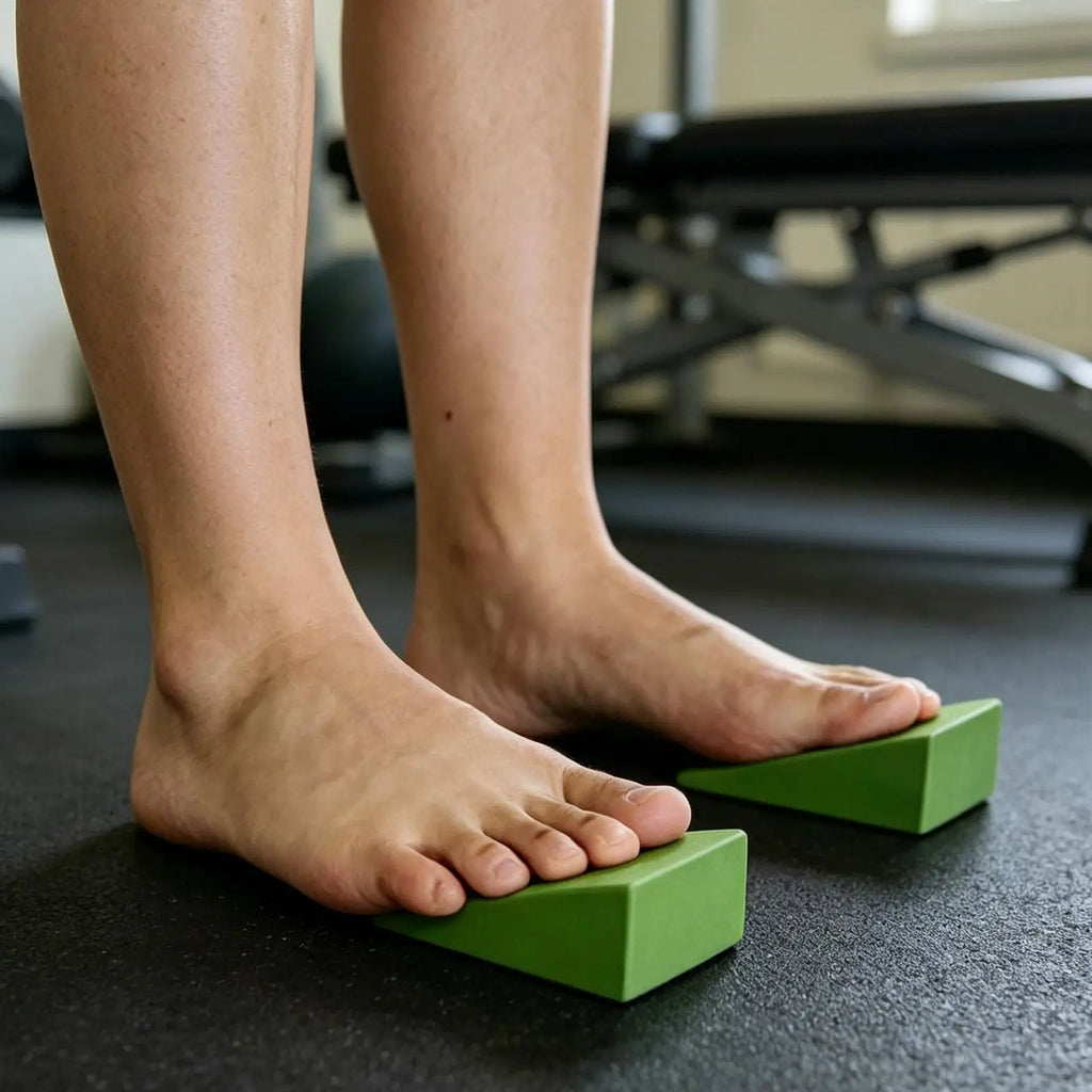 3-Pack EVA Foam Yoga Wedge Blocks – Slant Board for Squats