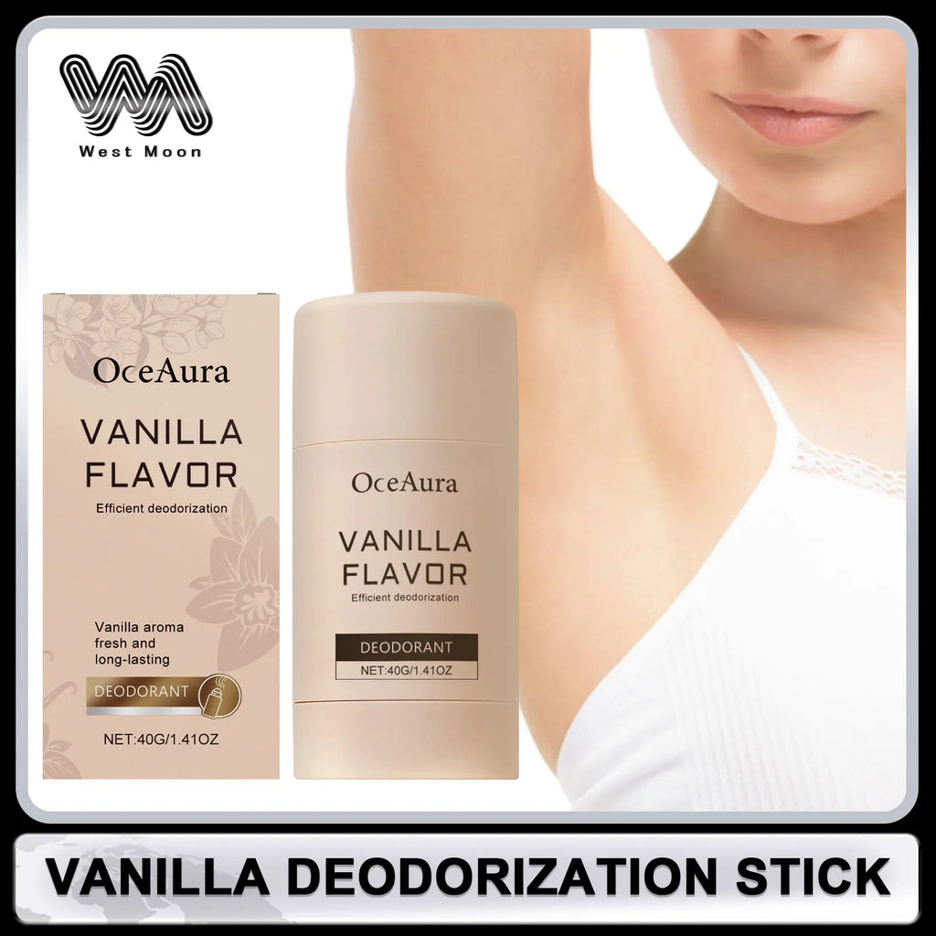 Vanilla Deodorant Antiperspirant Prevent Bad Smell Sweating Odor Remover Refreshing Lasting Fragrance Deodorant Stick Body Care Oasis Select