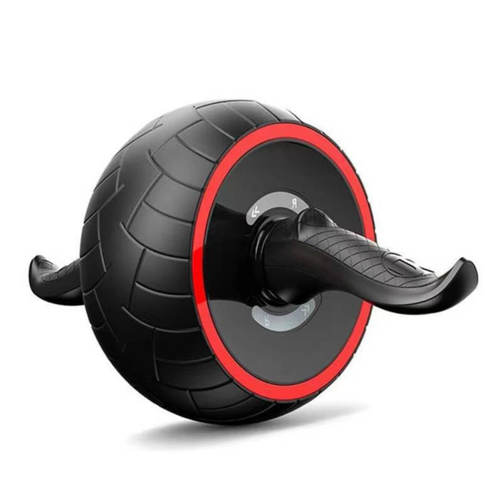Rebound Abdominal Wheel Fitness Equipment Home Use Push Wheel Roller Male and Female Shaping Abdominal Training Oasis Select Red-Black