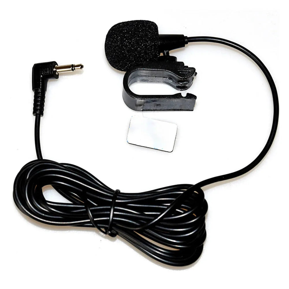 Car Audio Microphone 3.5mm Wired Clip Mic for DVD Radio – 3m