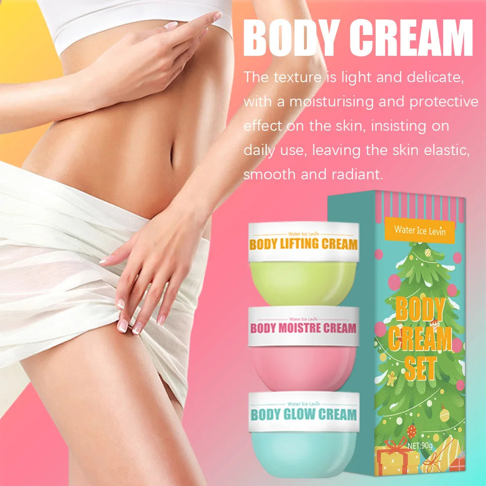3-Piece Body Firming & Glow Cream Set – Lift & Moisturize Body Firming Cream Set Oasis Select