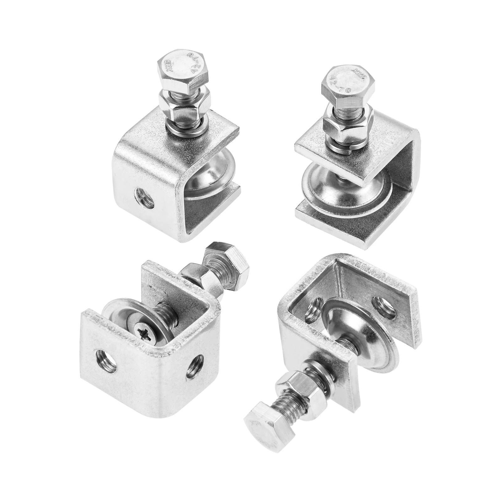 4Pcs Stainless Steel C-clamp Jaw for Mounting U Clamps Small Desk Clamp 20/30/45mm Ssembly Fastening Bonding Welding Tools Oasis Select