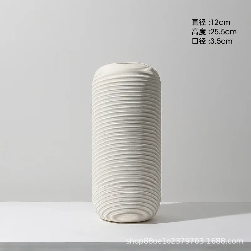 Ceramic Vase Decoration Advanced Sense Flower Arrangement Ins Wind Wine Cabinet Home Decoration Oasis Select M