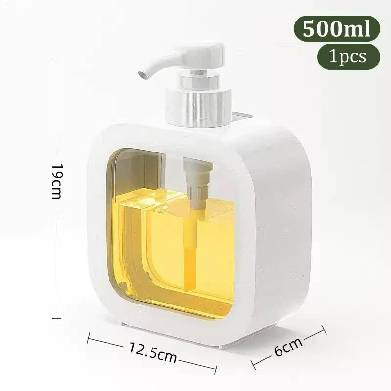 Refillable Soap Dispenser 300/500ml Pump Bottle | Bath & Travel