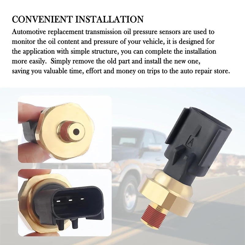Engine Oil Pressure Sensor Sender Switch Oil Sending Unit Transmission Pressure Switch Car Accessories Replace OEM 05149062AA Oasis Select