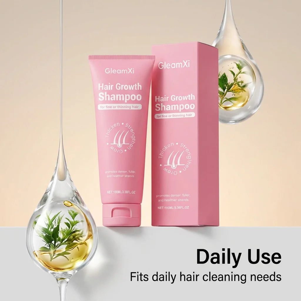 Hair Growth Shampoo Natural Turmeric Formula Strengthen Roots Anti