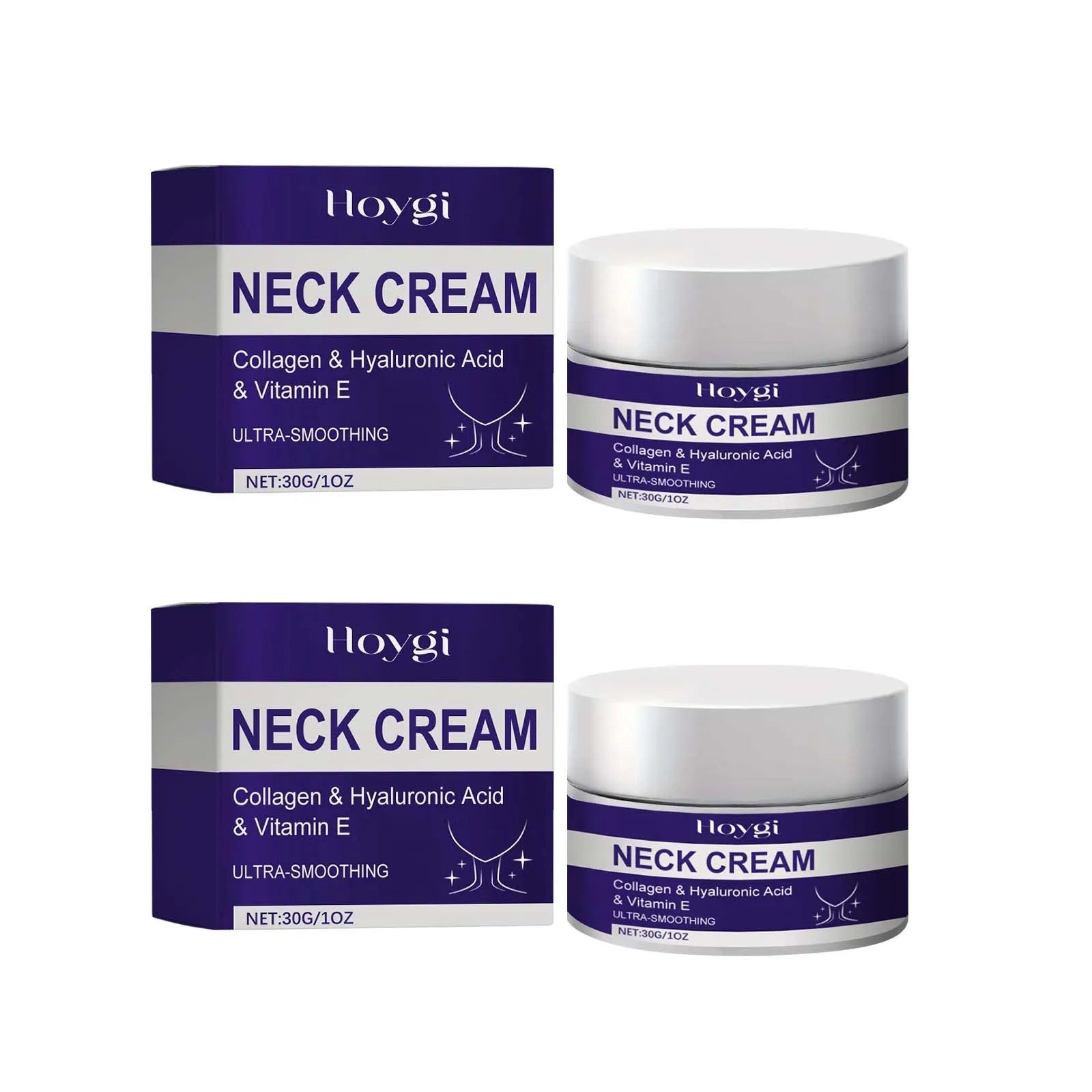 Hoygi Neck Firming Cream – Anti-Wrinkle & Skin Tightening Neck Firming Cream Oasis Select 2 x 30g Boxed