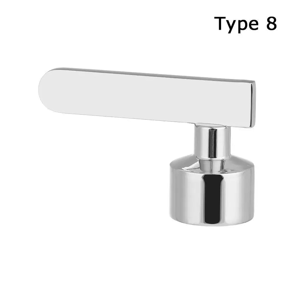 Triangle Valve Small Spout Dish Basin Faucet Handle Switch Handle Accessories Single Cold Quick Open Valve Core Handwheel Oasis Select 8