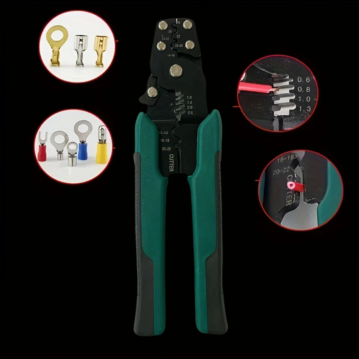 SLADE Crimp Terminal Kit – U/O Wire Connectors & Pliers Crimp Terminal Kit Oasis Select