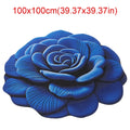 Peony Flower Shaped Non-Slip Floor Mat | Soft Absorbent Rug