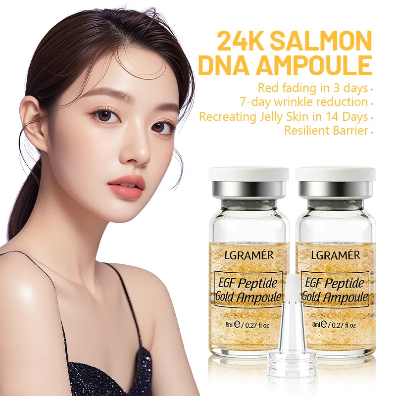 Peptide Gold Ampoule – Hyaluronic Acid Facial Essence Booster