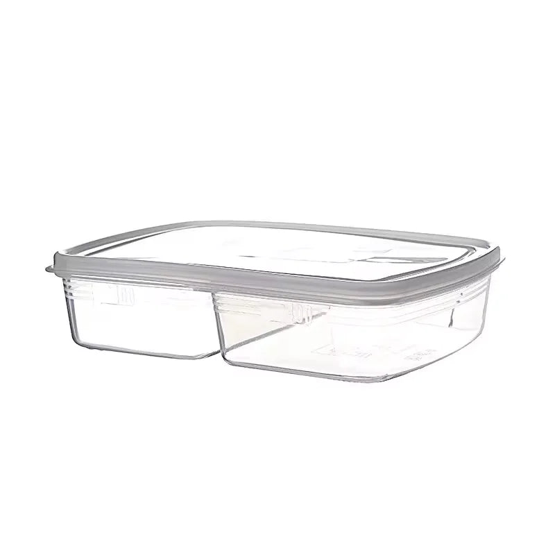 4-Compartment Fridge Food Storage Box with Lid | Freezer Safe Food Storage Container Oasis Select 2 compartments