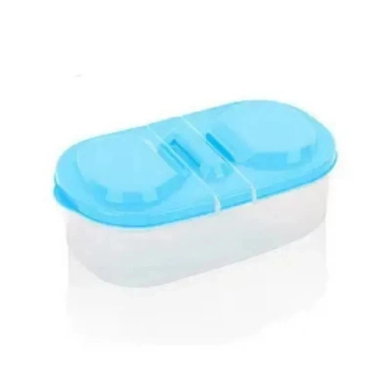 1PC Healthy Plastic Food Container Portable Lunch Box Capacity Camping Picnic Food Fruit Container Storage Box for Kids Dinnerw Oasis Select 1pc blue