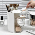 3 Tier Rotating Makeup Organizer Holder With Dustproof Lid Clear Acrylic Cosmetic Storage For Brushes Produce Box Clothes Oasis Select 3 floors