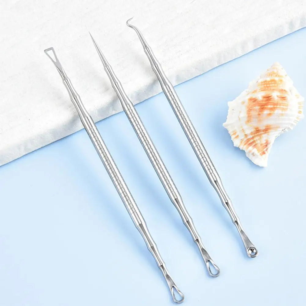 Pimple Extractor Acne Needle Tool Blackhead Comedone Removal Pimple Popper Tool for Face Nose Blackhead Extractor Tool Stainless Oasis Select