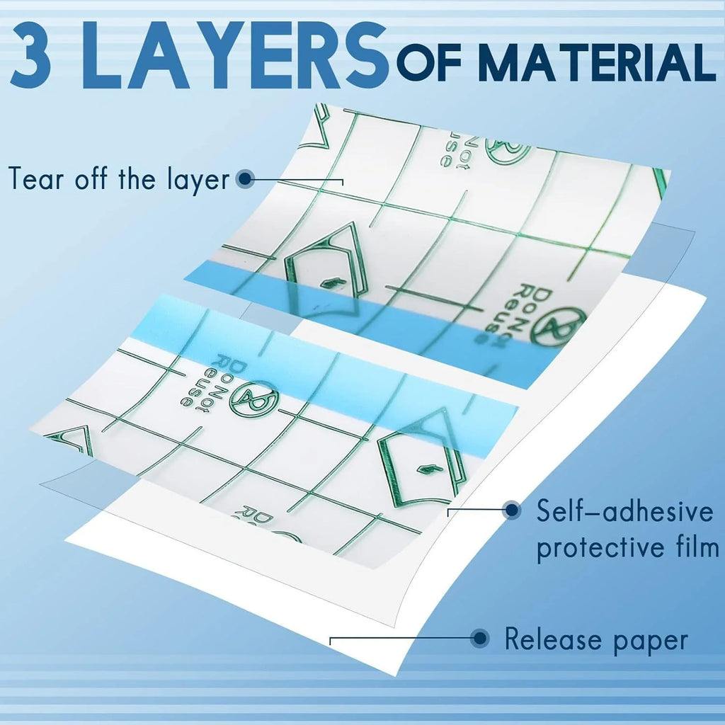 Tattoo Waterproof Tape Roll - PU Film Transparent Dressing for Shower, Body Acupuncture, Belly Button Protection Blank Patch Oasis Select