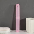 Toothbrush Storage Box Tooth Brush Box Holder Cover Travel Storage Dust-proof Case Portable Portable Travel Toothbrush Case Oasis Select Light pink One Size
