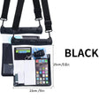 High Quality Dry Bag, Waterproof Crossbody Shoulder Bag for Diving&Beach-Snorkeling Swimming Rafting Hiking, Phone Pouch Outdoor Oasis Select 1pc black