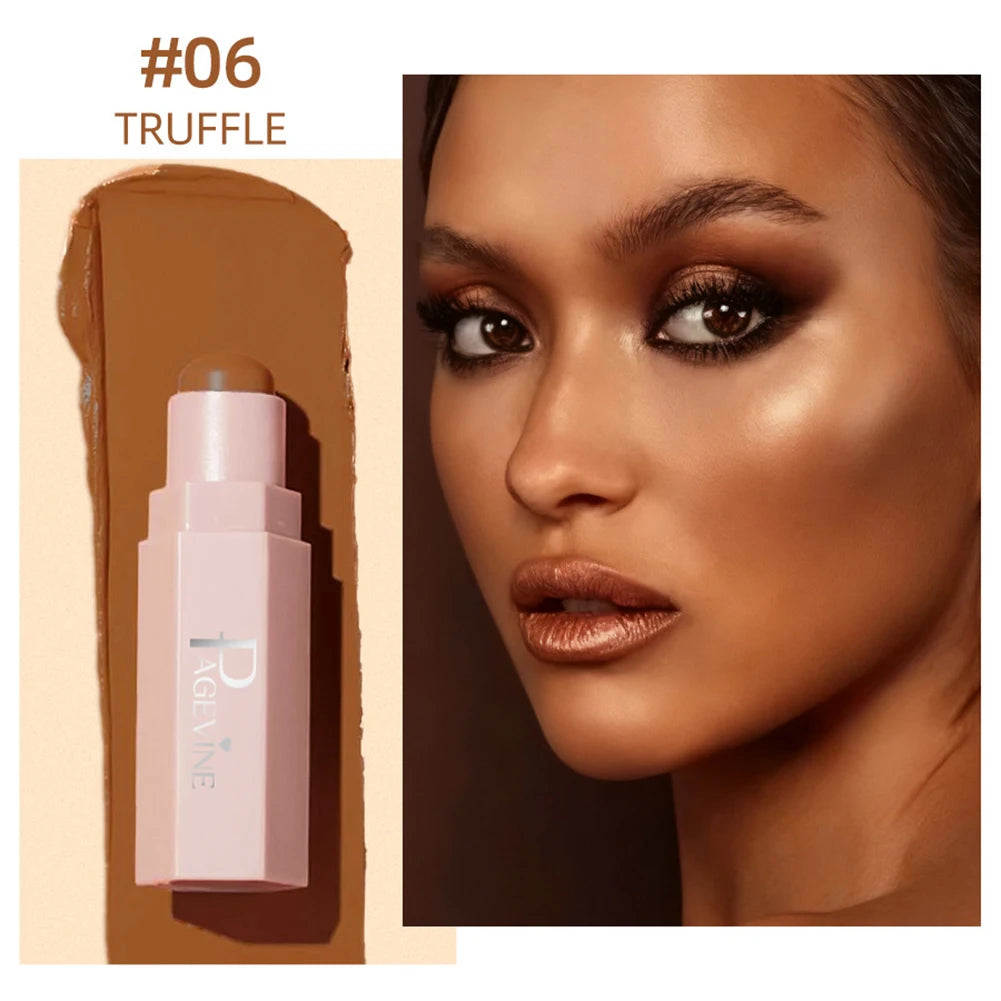 Portable Bronzer Concealer Contouring Stick Makeup Lasting Face Highlighter Makeup Shadow Facial Brighten Cosmetics Oasis Select 06