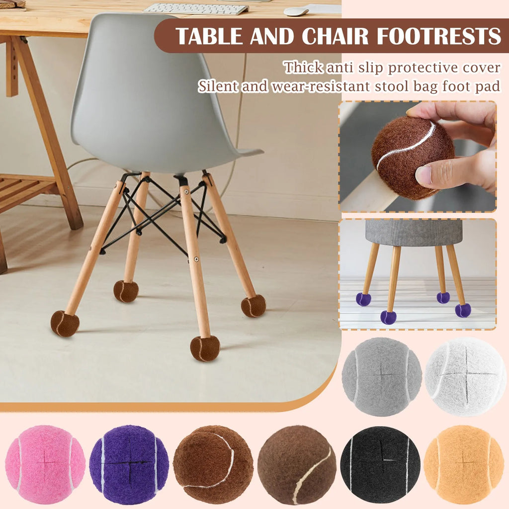 Tennis Ball Chair Leg Covers – Anti-Slip Floor Protectors Chair Leg Protectors Oasis Select