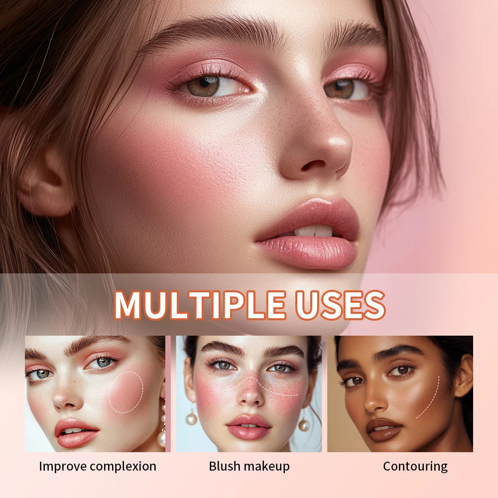 Curve Case Cream Eyebrow Cream Blush Highlighter Palette Matte Shimmer Finishes Shadow Tones Long-Lasting Cosmetics Oasis Select