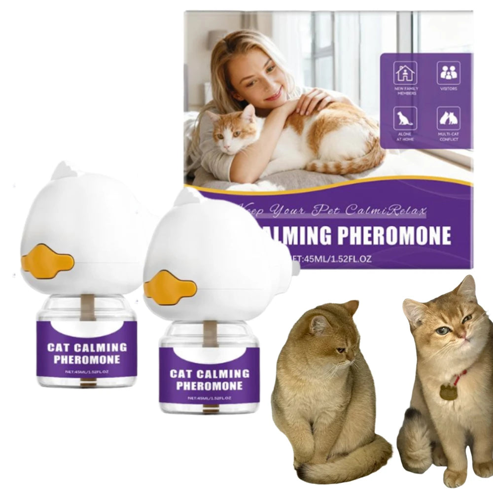 Cat Calming Pheromone Diffuser Kit – Electric Plug-In, 45ml