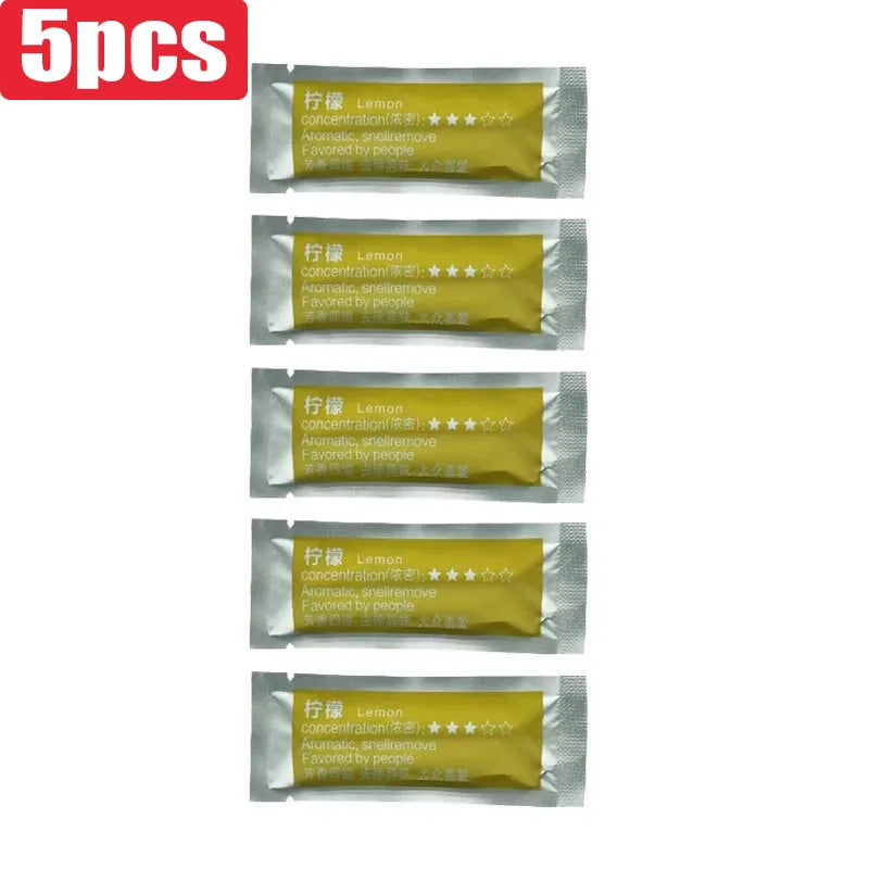 5/10/15PCS Car Air Vent Clip Freshener Perfume Aroma Sticks Car Air Fresheners Refills Car Air Freshener Supplement Oasis Select Lemon-5pcs