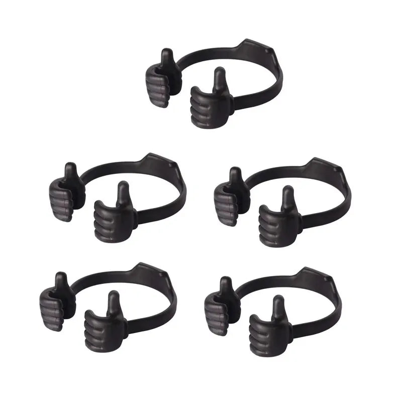 1/3/5pcs Cell Phone Stand Holder Lazy Holder Universal Flexible Bracket Tablet Phone Stand For IPhone 17 Samsung Xiaomi Huawei Oasis Select 5pcs black