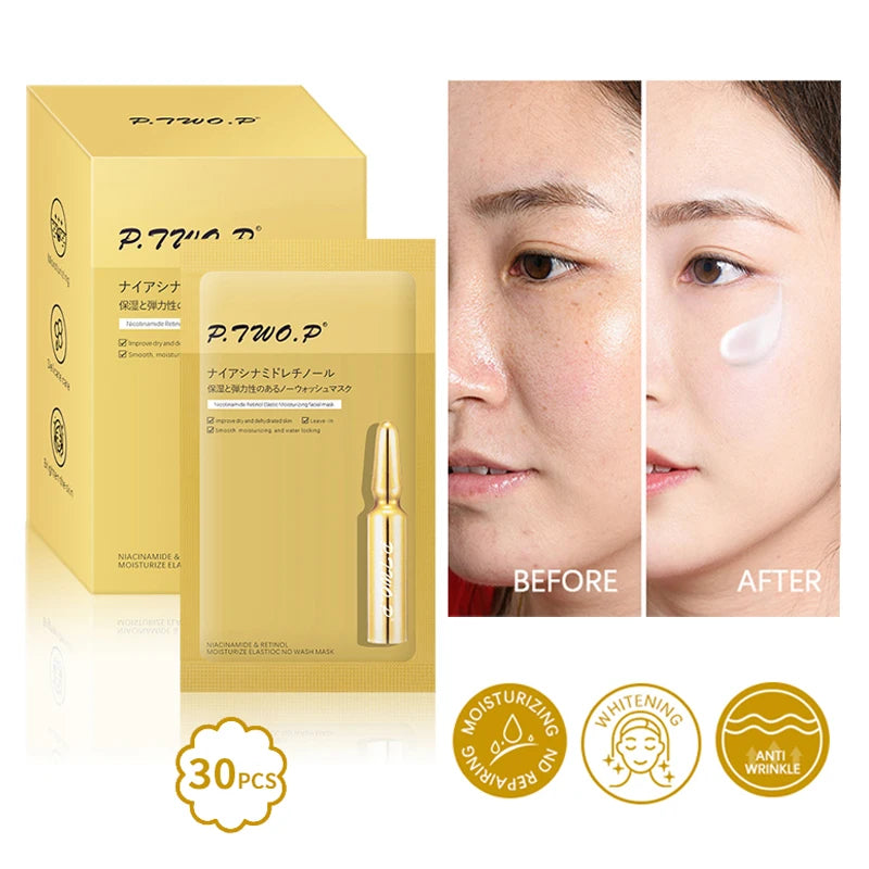 30-Pc Collagen & Hyaluronic Acid Overnight Sleeping Face Mask