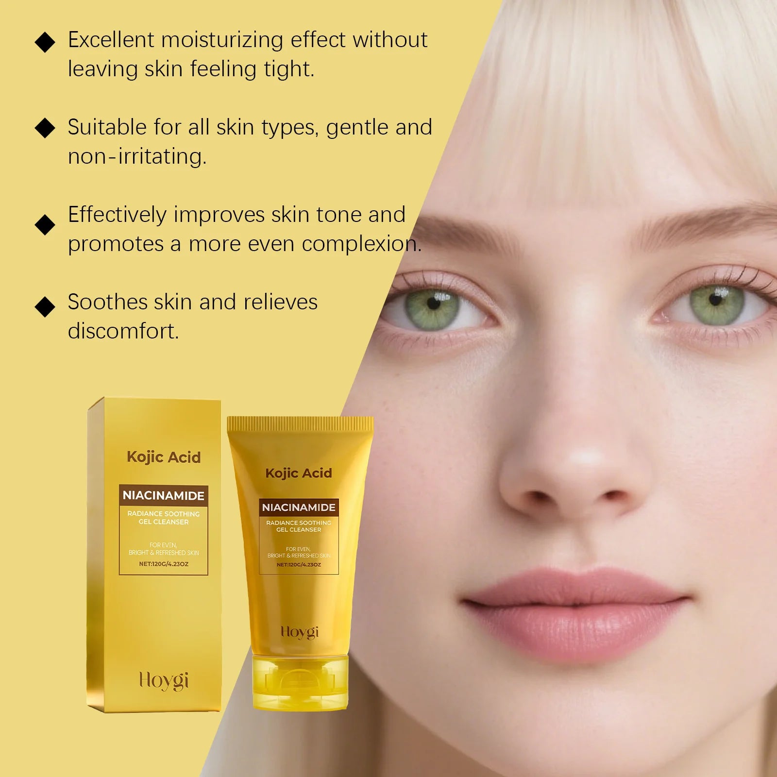 Kojic Acid & Niacinamide Face Wash – Brighten Dark Spots Brightening Face Wash Oasis Select