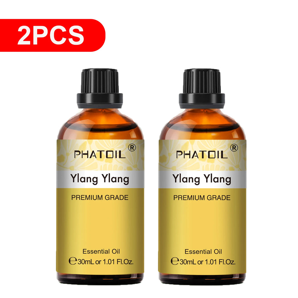 PHATOIL Pure Essential Oils 30ml | Aromatherapy Diffuser Set