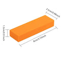 Stainless Steel Stain Eraser - Magic Eraser Stainless Steel Stain Remover, Stainless Steel Decontamination Artifact for Kitchen Oasis Select Orange 8x2.5x1.3cm