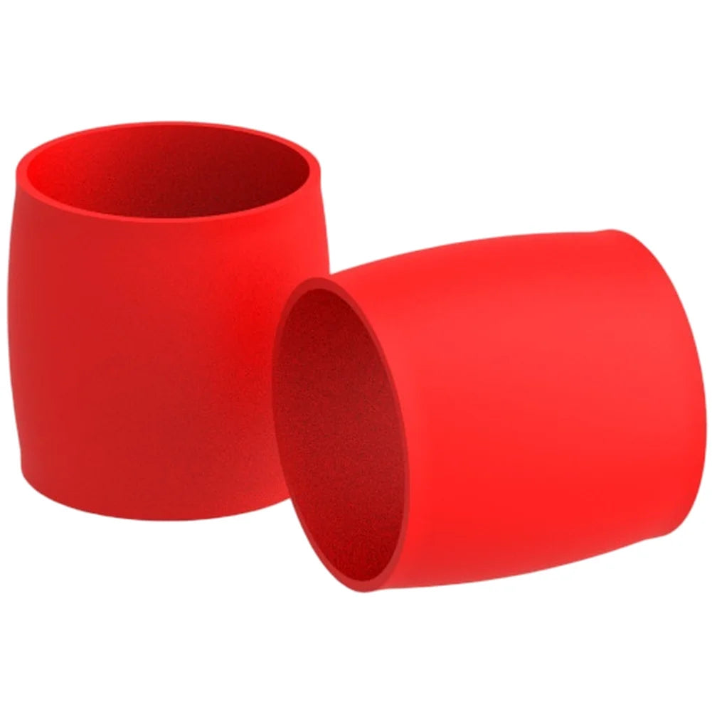 Silicone Fixed Rings Elastic Bands for Road Bike Handlebar Tape Quick Installation for Diameter 25 to 32mm Handlebars Oasis Select Red