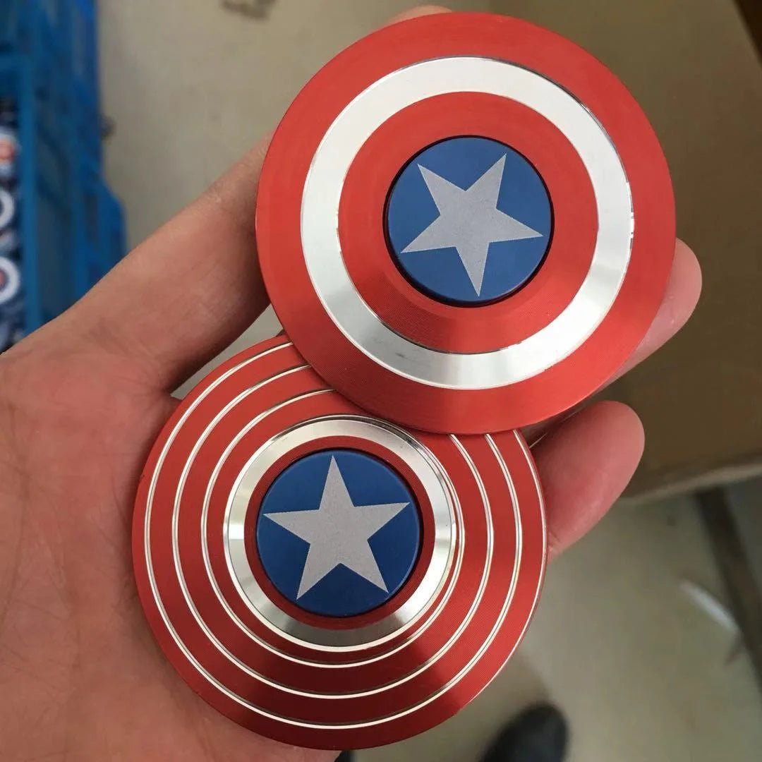 Finger Spinner Shield Aluminum Alloy Fidget Stress Relief Toy