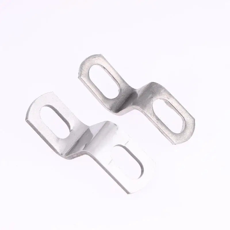 Motorcycle Fixed Brackets and Exhaust Clamps; 1 to 3-Piece Stainless Steel, Z or L Shaped Oasis Select A 2PCS