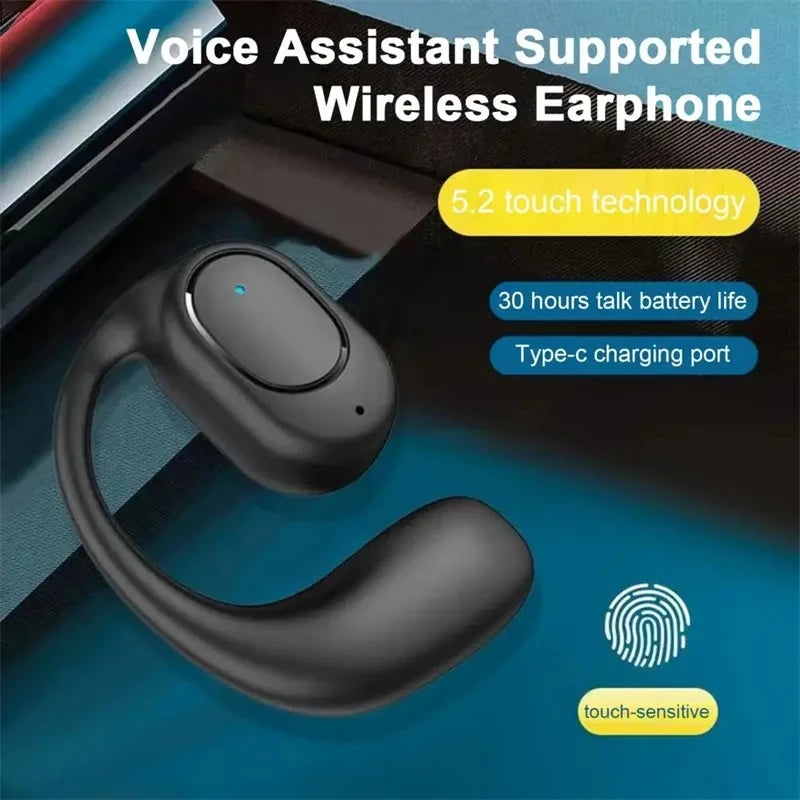 Wireless Headphones Bluetooth Headset With Microphone Bone Conduction Handsfree Noise Canceling Earphones For Driving Audifonos Oasis Select