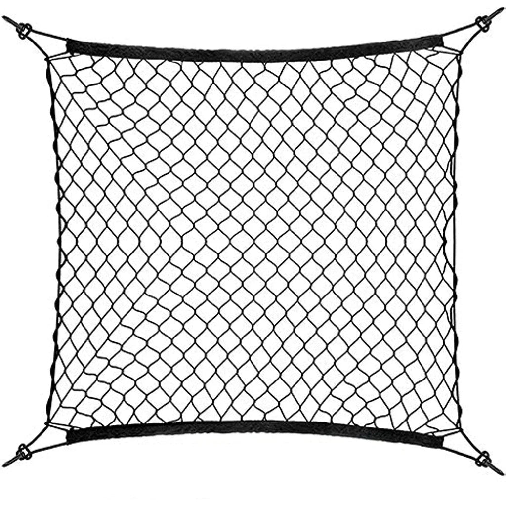Nylon Car Rear Cargo Net - Trunk Storage Organizer for Audi A1-A8 Q2-Q7 TT S Series, Heavy Duty Mesh Net for Vehicle Boot Oasis Select Default Title